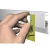INFO RIELE MAGNÉTICO BLANCO 200 CM (INCLUYE TORNILLOS DE FIJACIÓN Y EXTREMOS DE RIELE) ARTI TEQ 4 - Cimaise Tableau 