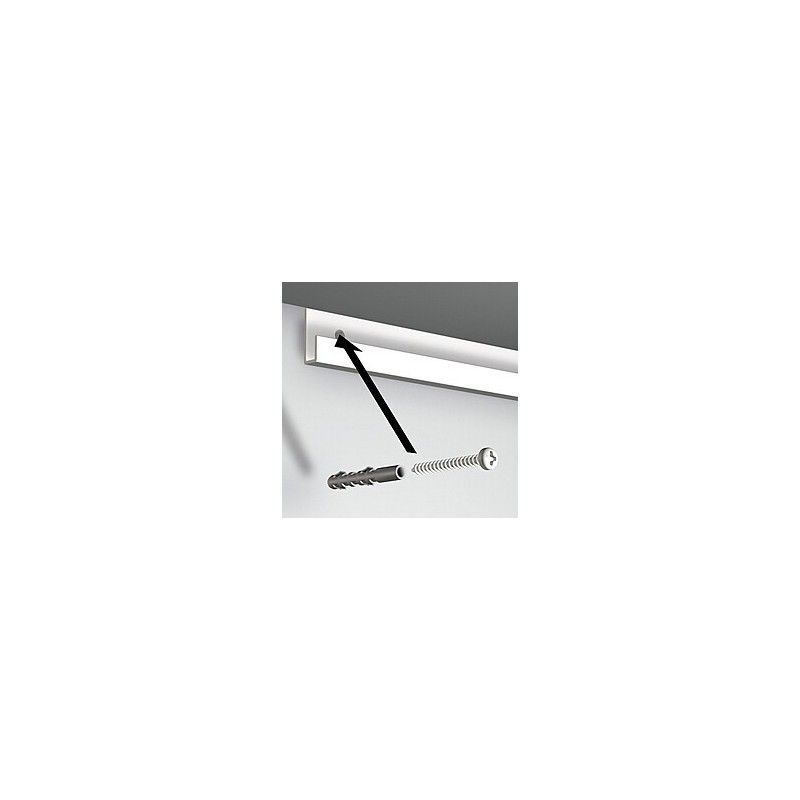 Cimaise Classic rail "J" 20 kg ( taille au choix ) - fixation cimaise pour tableau ARTI TEQ 4 - Cimaise Tableau 