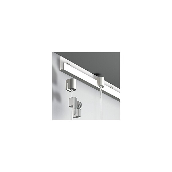 Classic "J" rail picture rail 20 kg (size of your choice) - picture rail fixing for artiteq painting ARTI TEQ 5 - Cimaise Tablea