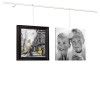 Classic picture rail "J" 20 kg (size of your choice) - picture rail fixing for pictures ARTI TEQ 7 - Cimaise Tableau 