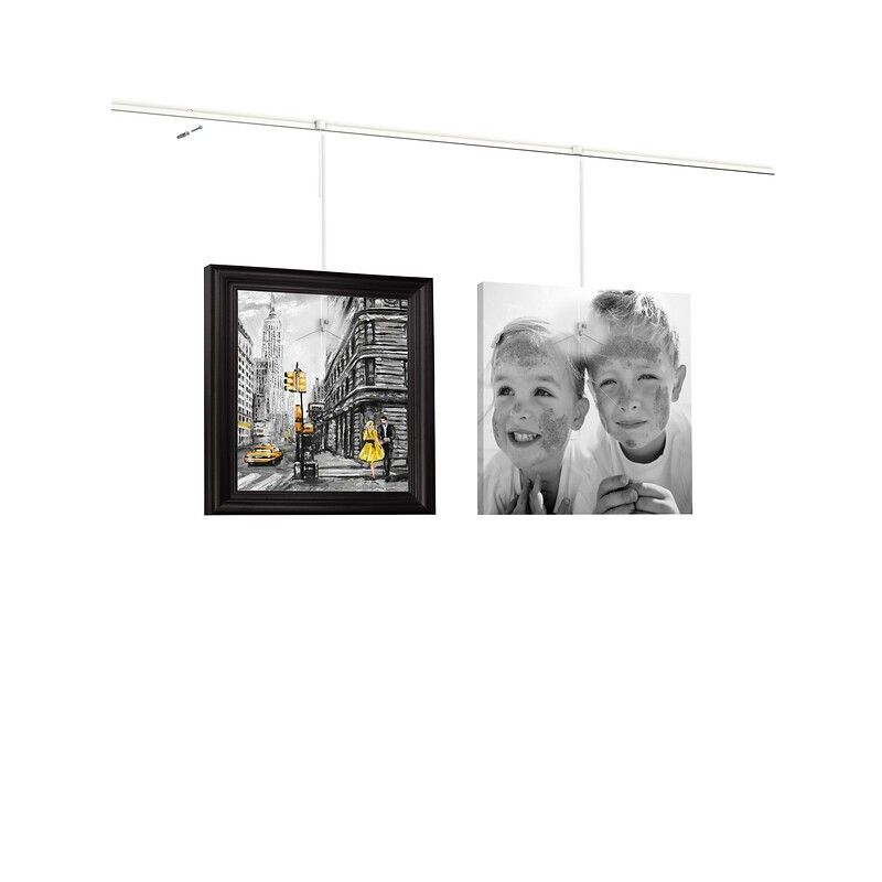 Cimaise Classic rail "J" 20 kg ( taille au choix ) - fixation cimaise pour tableau ARTI TEQ 6 - Cimaise Tableau 