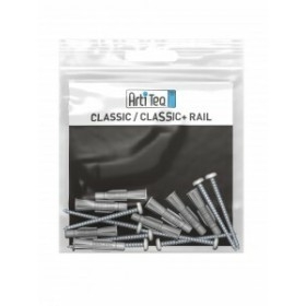 Jeu de 8 vis / chevilles Multimateriaux classic rail - fixation cimaise pour tableau artiteq ARTI TEQ 1 - Cimaise Tableau