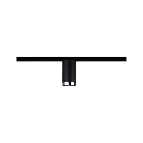 ,URail Spot sur rail Tube Spot individuel GU10 max. 10W gradable 230V Noir mat,,,
