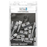 Clips de fixation pour contour rail ( par 5) - accrochage cimaise tableau artiteq ARTI TEQ 3 - Cimaise Tableau 