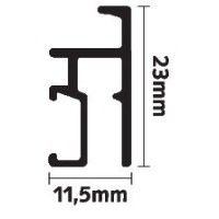 Click R20 ALL ROUND 30 kg/m Newly + Fastening clips - hanging table nextly Newly 5 - Cimaise Tableau 