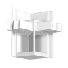 Raccord d'angle cimaise R20 - accrochage cimaise tableau newly Newly 1 - Cimaise Tableau 