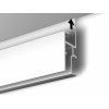 Newly Professional R30 Binario per quadri + Clip di fissaggio - Sistema per appendere quadri Newly 2 - Cimaise Tableau 