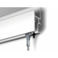 Cimasa Newly Professional R30 + Clip di fissaggio - appendere quadri alla cimasa newly Newly 4 - Cimaise Tableau 