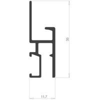 Newly Professional R30 picture rail + fixing clips - hanging picture rail newly Newly 5 - Cimaise Tableau 