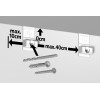 Barra para silla Combi pro light (tamaño a elegir) ARTI TEQ 4 - Cimaise Tableau
