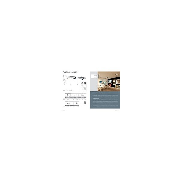 Barra para silla Combi pro light (tamaño a elegir) ARTI TEQ 6 - Cimaise Tableau 