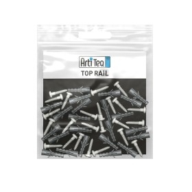 Juego de 16 tornillos + 16 tacos (PARA RIEL SUPERIOR) ARTI TEQ 1 - Cimaise Tableau