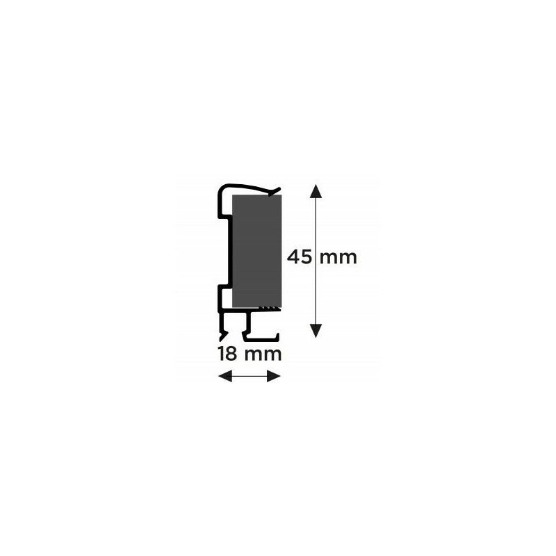 Art Strip Stuhlschiene für Zwischendecke 300 cm ARTI TEQ 2 - Cimaise Tableau 