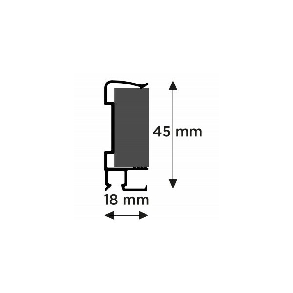 Cimaise Art Strip pour faux plafond 300 cm ARTI TEQ 2 - Cimaise Tableau 