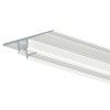 Schattenfugen-Trockenbau-Dekorplatte (Plattenbefestigung) Weiß 13 mm 200 cm ARTI TEQ 1 - Cimaise Tableau 