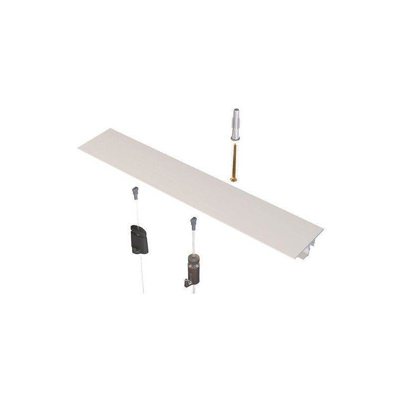 CIMAISE SHADOWLINE DRYWALL (FISSAGGIO IN GESSO) BIANCO 13 MM 200 CM ARTI TEQ 4 - Cornice per Quadri