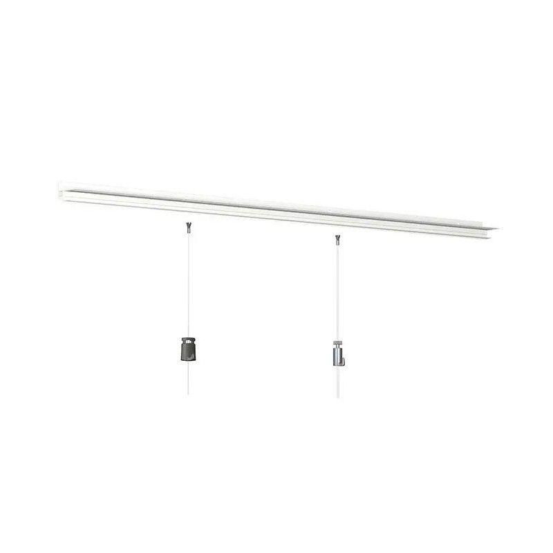 CIMASA SHADOWLINE MASONRY (FISCHI PER FISSAGGIO MURALE) BIANCO 200 CM ARTI TEQ 6 - Cimaise Tableau 