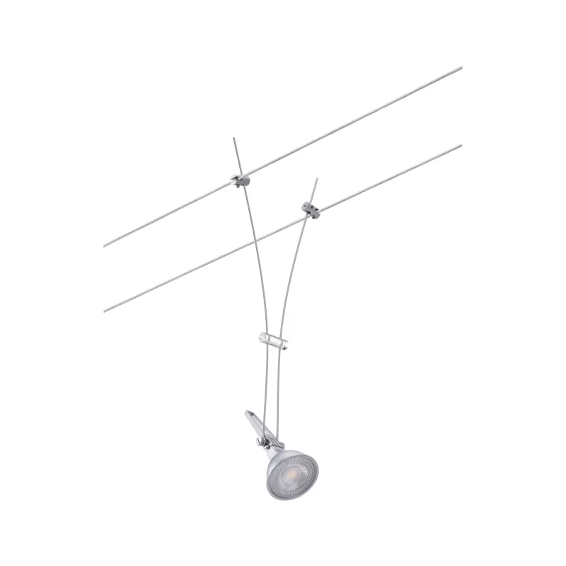CorDuo Comet Spot Einzel-GU5-Fassung, 3 max. 50W dimmbares 12V-Kabelsystem, PAULMANN 109 - Cimaise Tableau 