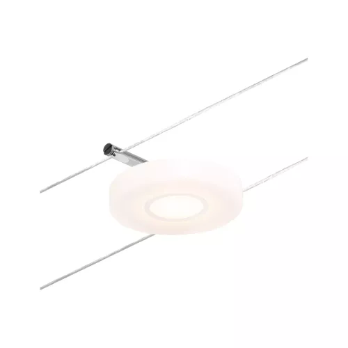 Sistema de cable LED CorDuo DiscLED Foco individual 200lm 4.5W 3000K 12V Cromo mate