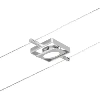 MacLED CorDuo LED -Kabelsystem-Basisset 5x250lm 5x4,5W 3000K 230/12V Mattchrom - système d'accrochage et décoration - détail 5