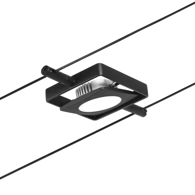 ,CorDuo Système sur câbles LED MacLED Kit de base 5x250lm 5x4,,5W 3000K 230/12V Noir mat,,,