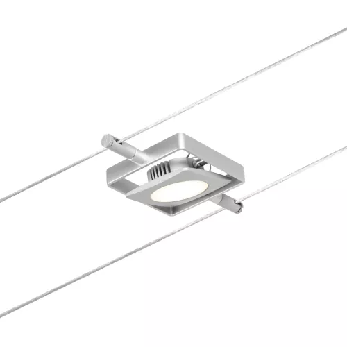 ,Sistema de cable LED CorDuo MacLED Foco individual 250lm 4.5W 3000K 12V Cromo mate,,,