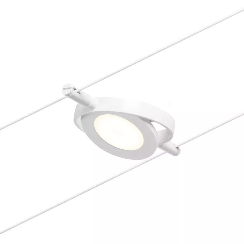 ,CorDuo Système sur câbles LED RoundMac Spot individuel 200lm 4,,5W 3000K 12V Blanc dépoli,,,