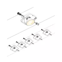 ,Sistema CorDuo sobre Cables Mac II Kit Básico GU5,,3 máx. 5x10W 230/12V Blanco Esmerilado,,, - système d'accrochage et décoration - détail 8