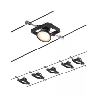 ,Sistema CorDuo sobre Cables Mac II Kit Básico GU5,,3 máx. 5x10W 230/12V Negro Mate,,, - système d'accrochage et décoration - détail 7