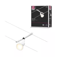 CorDuo Einzel-Salzflecken-Kabelsystem GU5, 3 max. 10W 12V Mattweiß - système d'accrochage et décoration - détail 7