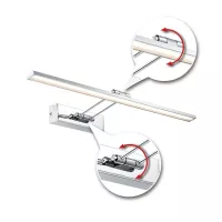 ,Galeria Éclairage de tableau LED Beam 2700K 580lm 230V 8W Nickel brossé,,, - système d'accrochage et décoration - détail 1