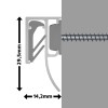 Cimise R50 Display Newly WEISS Newly 6 - Cimaise Tableau