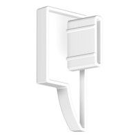 Newly R50 puntale bianco sinistra e destra Newly 1 - Cornice Quadro