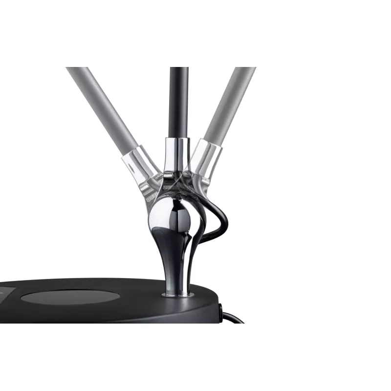 Lámpara de escritorio LED Numis QI blanca con interruptor, 1000 lm, 11 W