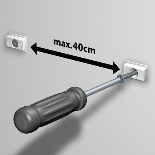 Newly R50 clip (Provide 3 per meter) Newly 2 - Cimaise Tableau