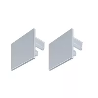 Linion Accessoires Extrémités Kit de 2 Chrome mat Matière plastique - système d'accrochage et décoration - détail 1