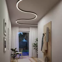 Linion Power Channel 230/24V 17W Schwarzes Netzteil, 1m Signal - système d'accrochage et décoration - détail 17