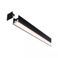 Linion 1.5m 24V 25.5W 3000K Black Signal Channel - système d'accrochage et décoration - détail 5