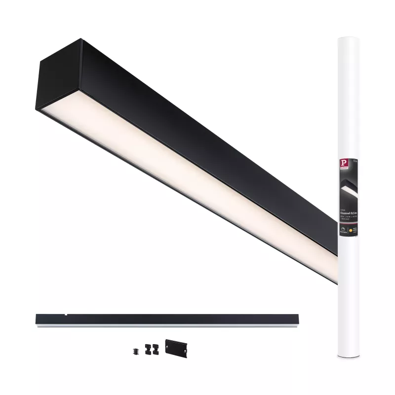Linion Lichtkanal 1 m 24 V 17 W 3000 K Signal schwarz