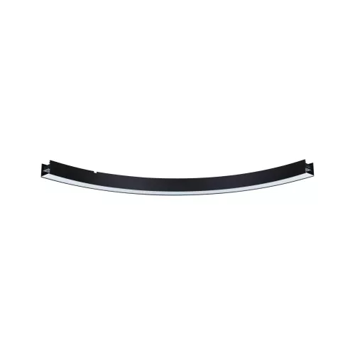Luz de canal Linion de 90°, 24 V, 13 W, 3000 K, color negro.