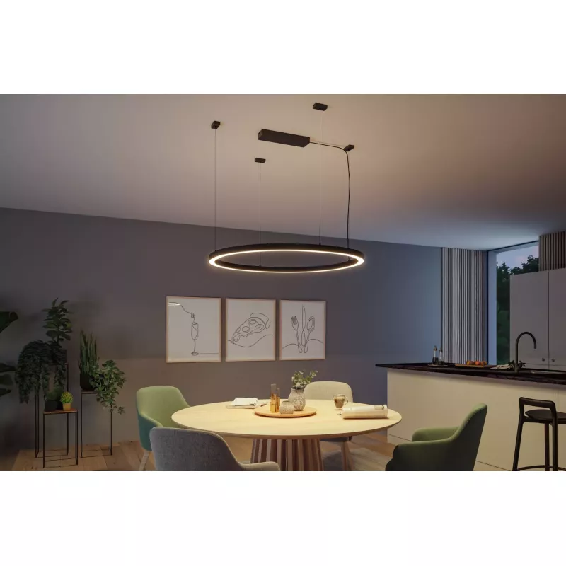 Linion Canal lumineux 90 ° 24V 13W 3000K Noir signal