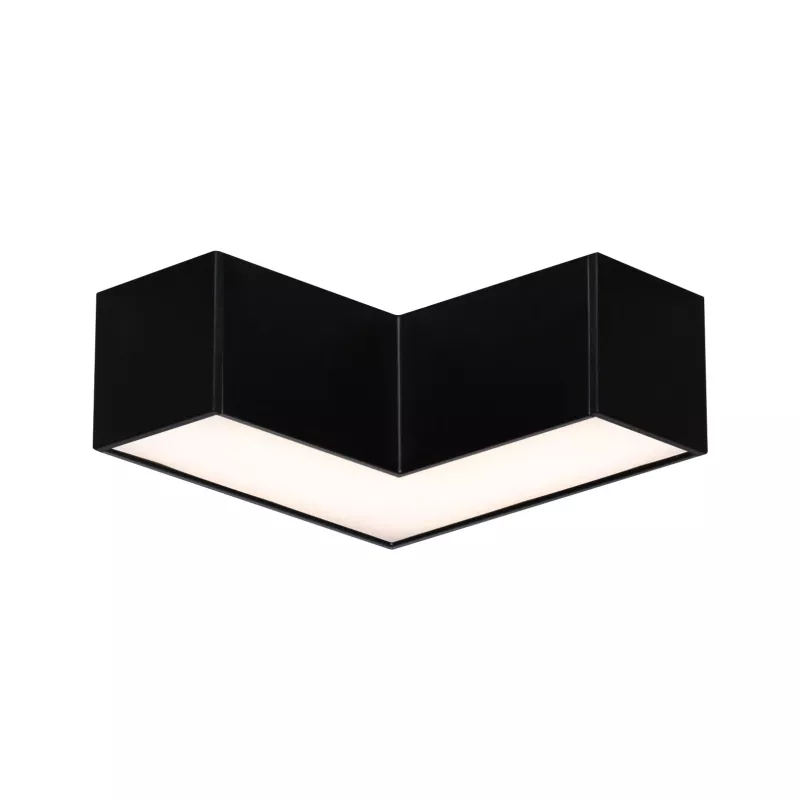Linion 90° Kanalleuchte 24V 3,5W 3000K Schwarz Signal - système d'accrochage et décoration