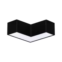 ,Linion Canal lumineux 90 ° 24V 3,,5W 3000K Noir signal, - système d'accrochage et décoration - détail 3
