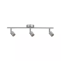 Spotlight Carolina GU10 230V max. 3x10W gradable Nickel - système d'accrochage et décoration - détail 1