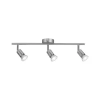 Spotlight Carolina GU10 230V max. 3x10W dimmable Nickel - système d'accrochage et décoration - détail 2