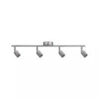 Spotlight Carolina GU10 230V max. 4x10W gradable Nickel - système d'accrochage et décoration - détail 1