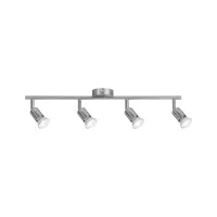 Spotlight Carolina GU10 230V max. 4x10W gradable Nickel - système d'accrochage et décoration - détail 2