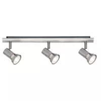 Spotlight Teja GU10 230V max. 3x10W gradable Nickel - système d'accrochage et décoration - détail 2