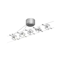 ,Système sur câbles Mac II Kit de base GU5,,3 max. 5x10W gradable 230/12V, - système d'accrochage et décoration - détail 2