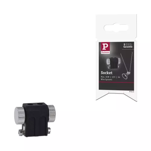 Cable system, G4 lamp holder, max. 35W, 12V
